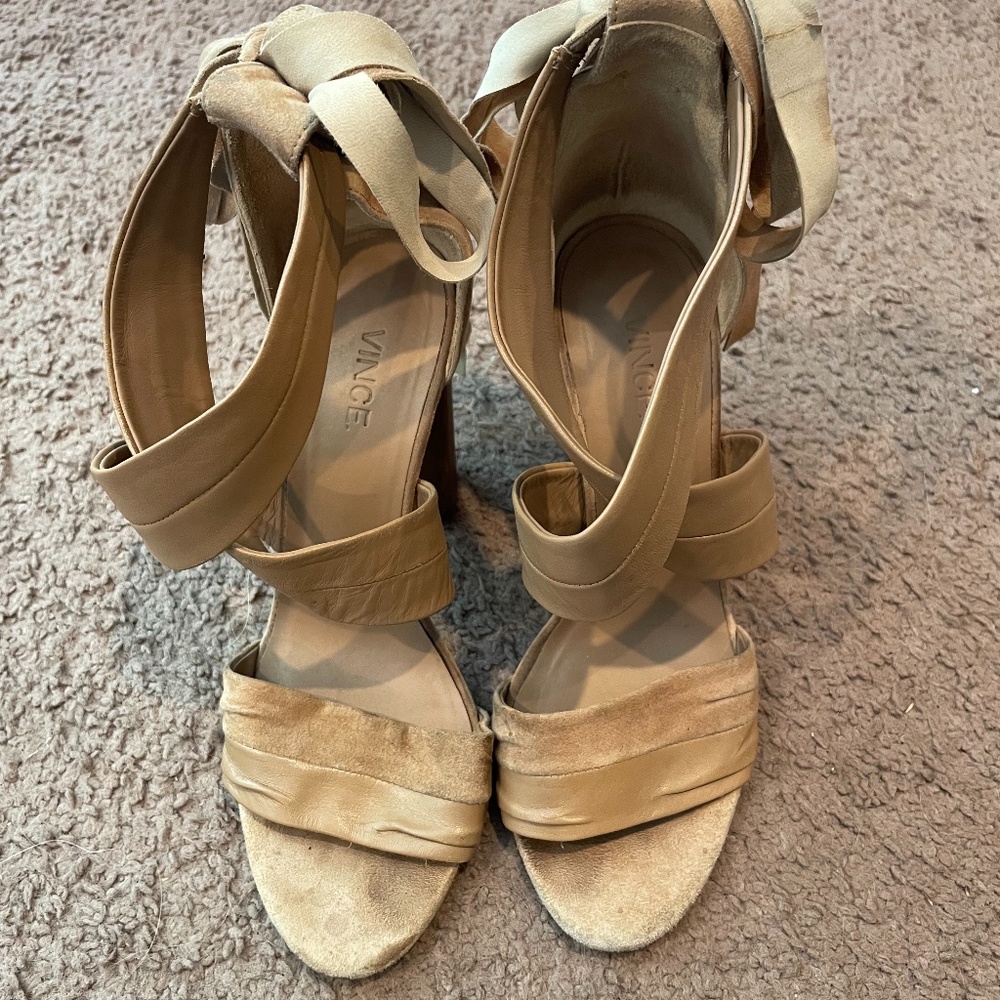 Vince Leather Heels